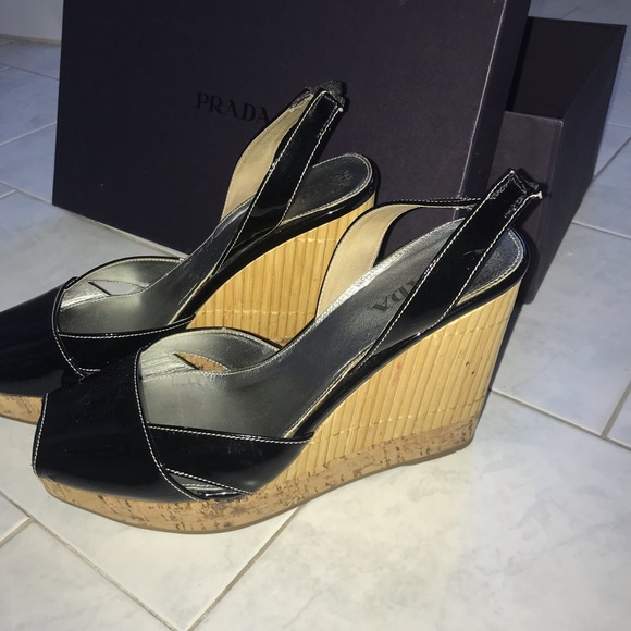 Prada Bamboo wedge - Picture 2 of 4